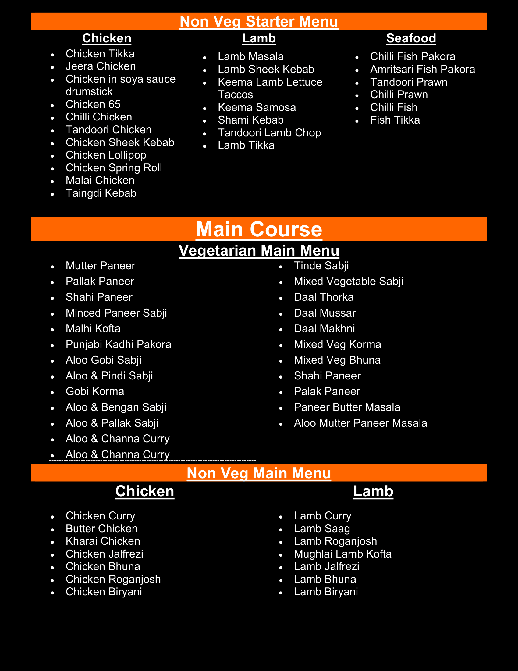 Indian Wedding Menu new-2